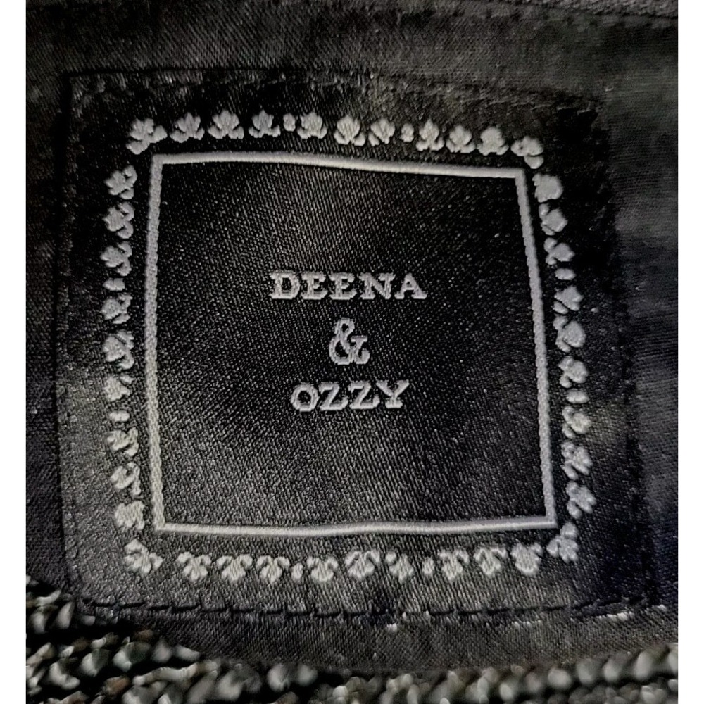 Deena &‎ Ozzy Wheat Straw Paille De Ble Shoulder Bag Golden Chain Woven - Picture 3 of 16